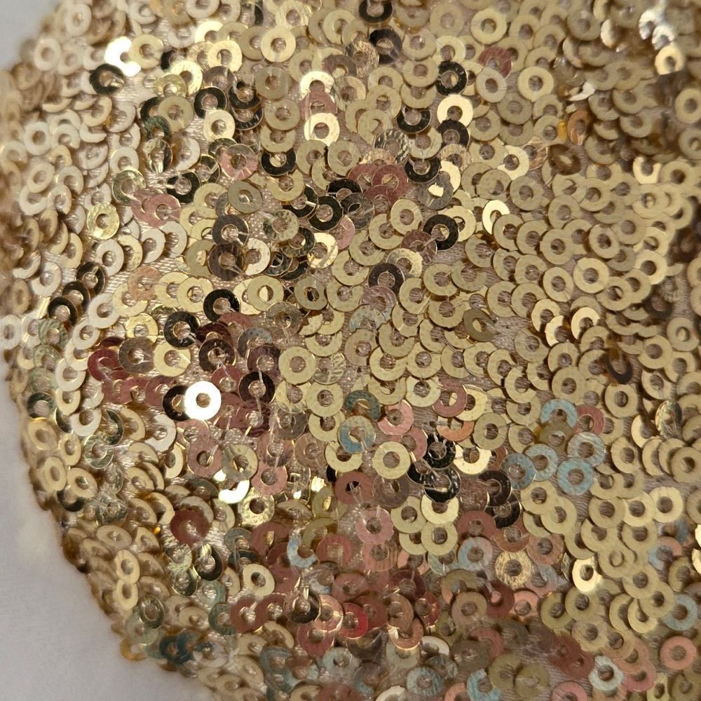 Disney Parks Wish Minnie Mouse Ears Headband Gold Sequined Star NWT Adult Youth - Picture 4 of 9